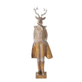 Dressed Stag & Doe Figurine, 42cm