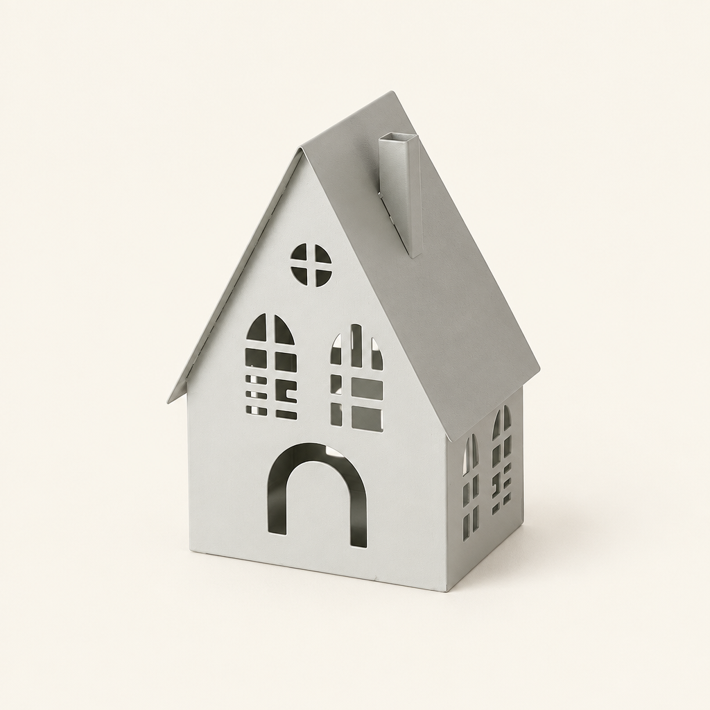 Light grey Chelsea house lantern